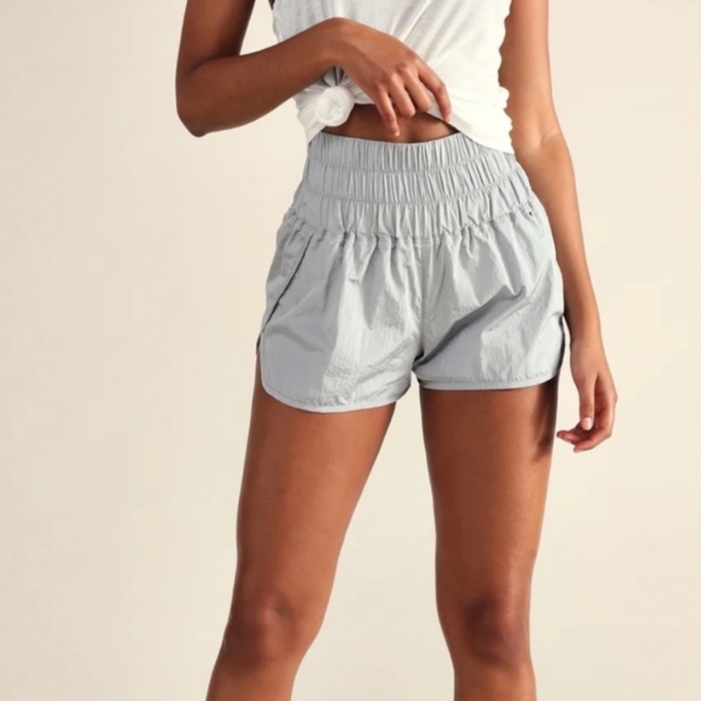 Free People Light Gray Athletic Shorts